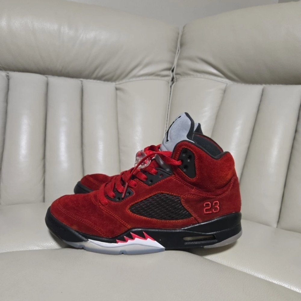 Jordan 5 Raging Bull Size 8 (Customized) - Picture 9 of 14